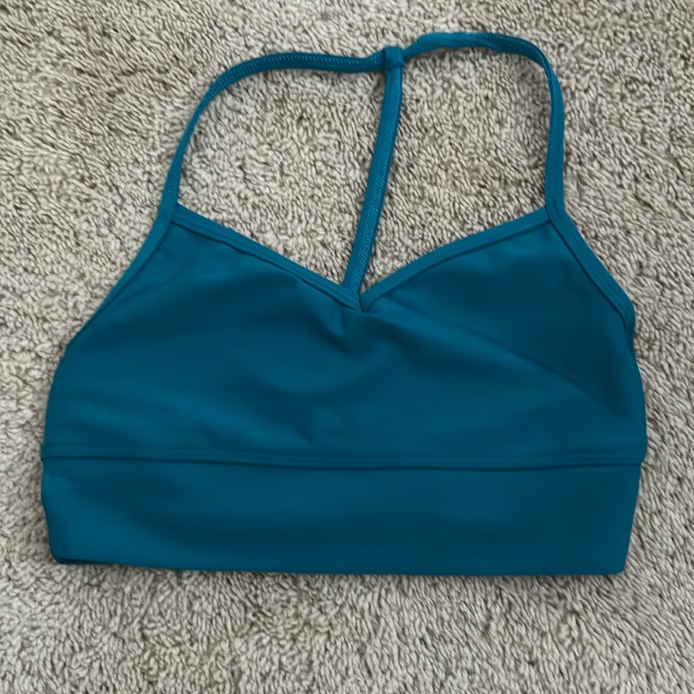 five dancewear boss bra teal! adult xs/ pa